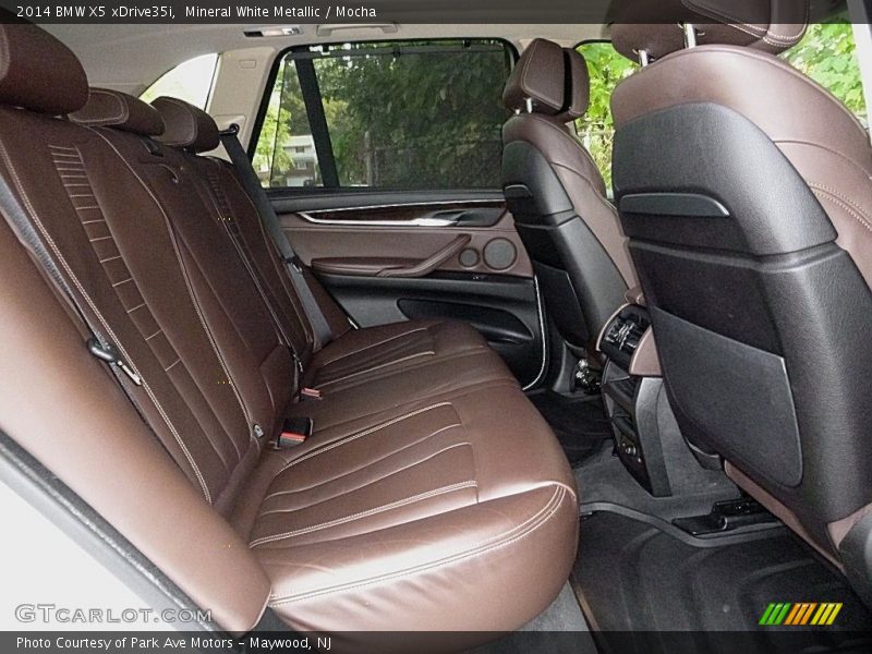 Mineral White Metallic / Mocha 2014 BMW X5 xDrive35i