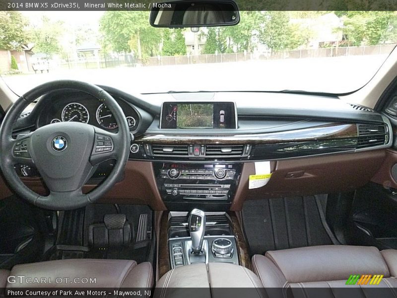 Mineral White Metallic / Mocha 2014 BMW X5 xDrive35i