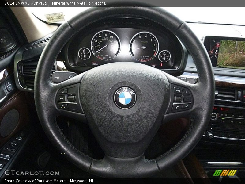 Mineral White Metallic / Mocha 2014 BMW X5 xDrive35i