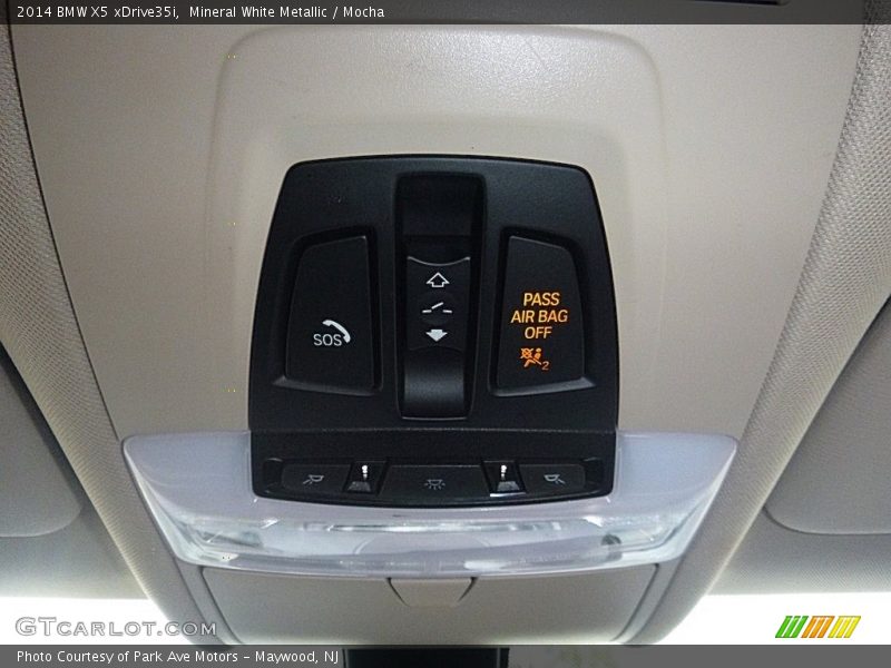 Mineral White Metallic / Mocha 2014 BMW X5 xDrive35i