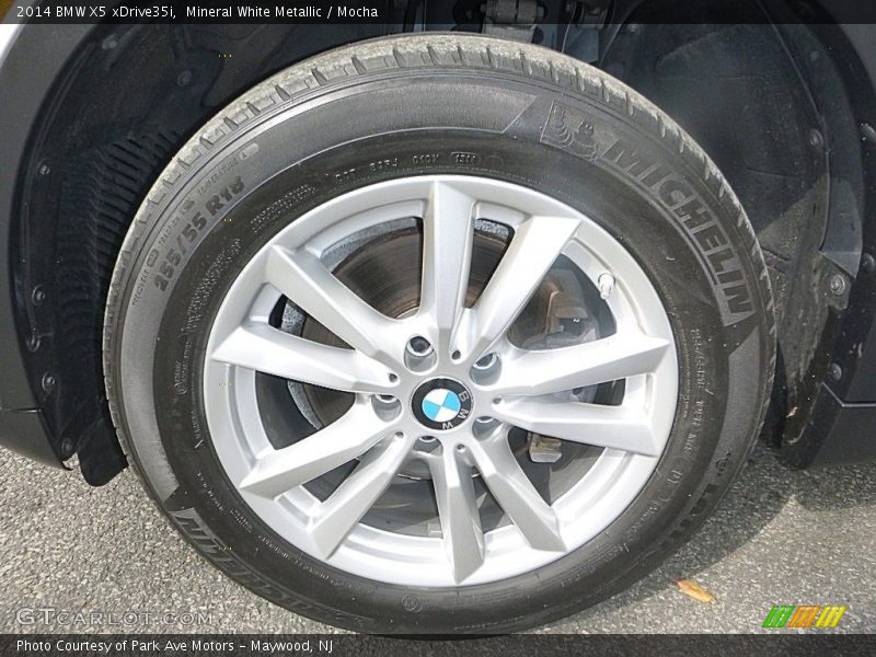 Mineral White Metallic / Mocha 2014 BMW X5 xDrive35i