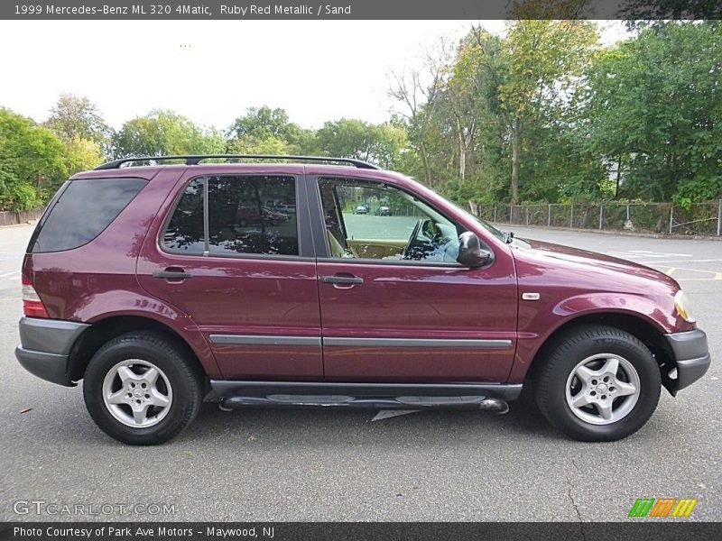 Ruby Red Metallic / Sand 1999 Mercedes-Benz ML 320 4Matic