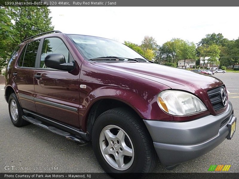 Ruby Red Metallic / Sand 1999 Mercedes-Benz ML 320 4Matic