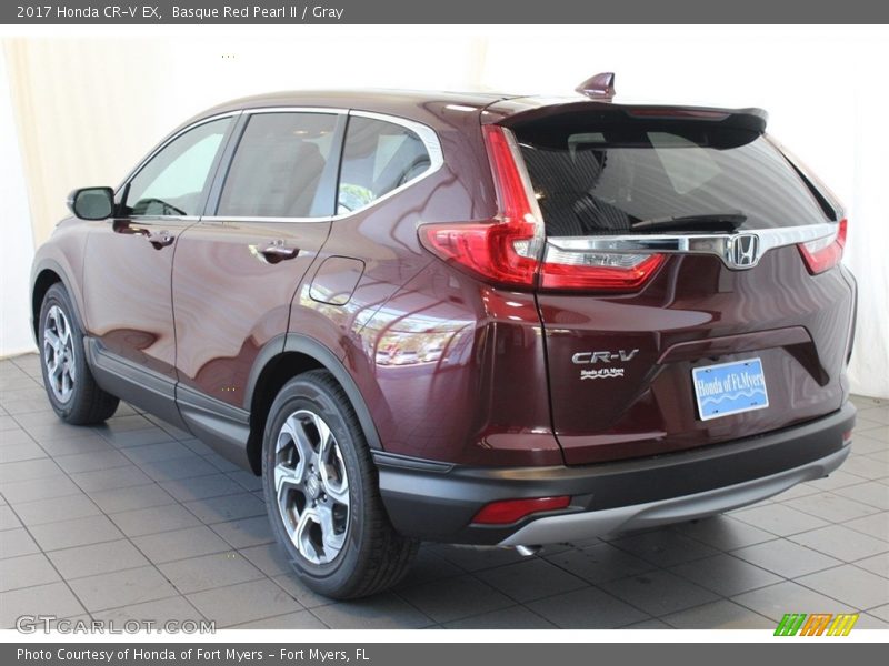 Basque Red Pearl II / Gray 2017 Honda CR-V EX