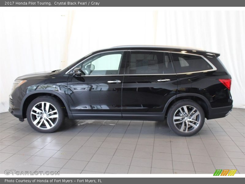 Crystal Black Pearl / Gray 2017 Honda Pilot Touring