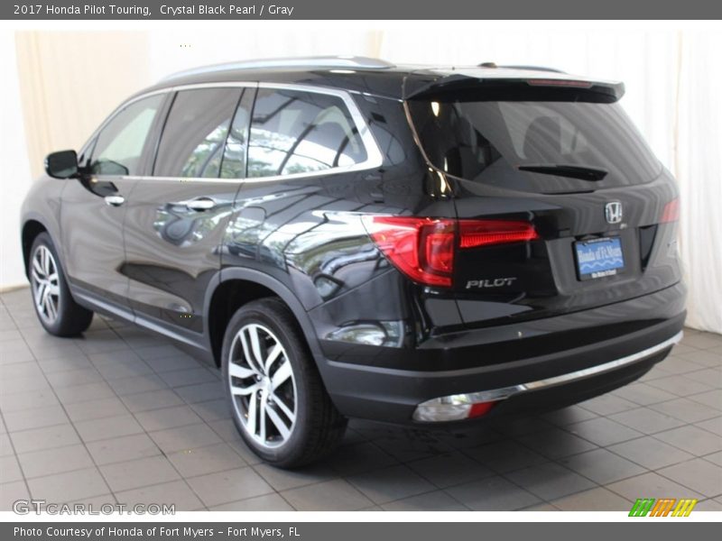 Crystal Black Pearl / Gray 2017 Honda Pilot Touring