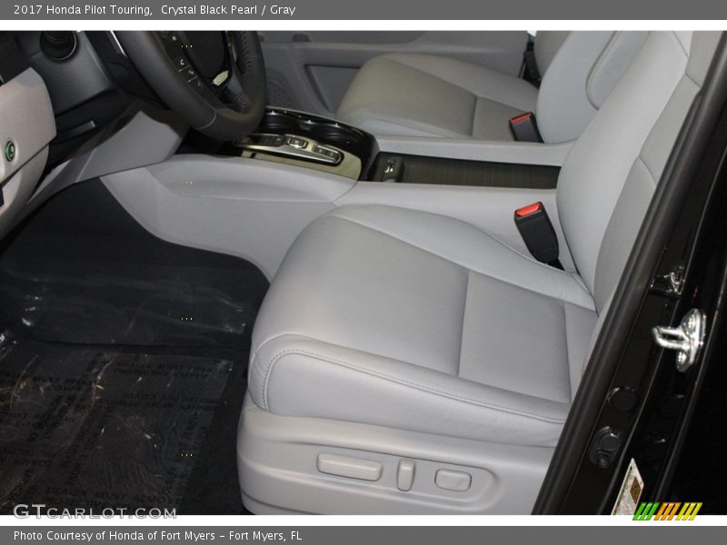 Crystal Black Pearl / Gray 2017 Honda Pilot Touring