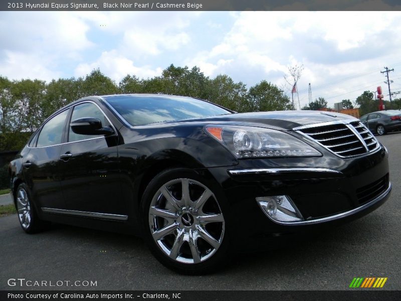 Black Noir Pearl / Cashmere Beige 2013 Hyundai Equus Signature