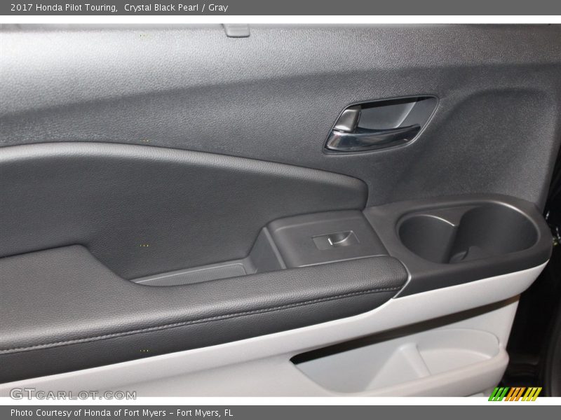 Crystal Black Pearl / Gray 2017 Honda Pilot Touring