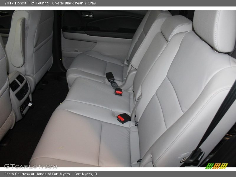 Crystal Black Pearl / Gray 2017 Honda Pilot Touring