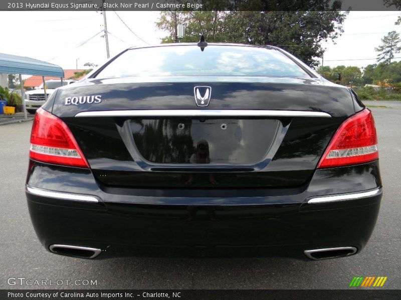 Black Noir Pearl / Cashmere Beige 2013 Hyundai Equus Signature