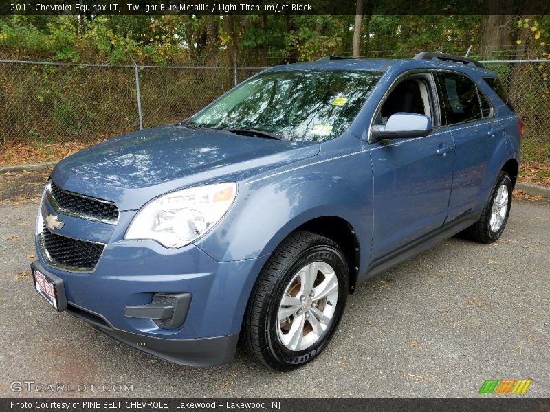 Twilight Blue Metallic / Light Titanium/Jet Black 2011 Chevrolet Equinox LT