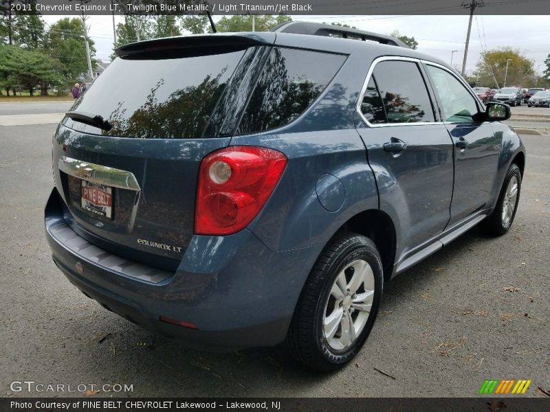 Twilight Blue Metallic / Light Titanium/Jet Black 2011 Chevrolet Equinox LT