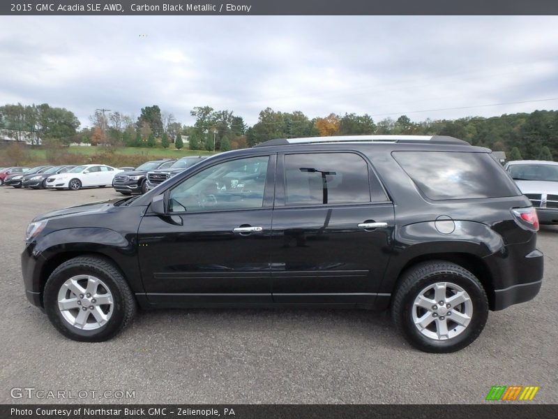 Carbon Black Metallic / Ebony 2015 GMC Acadia SLE AWD
