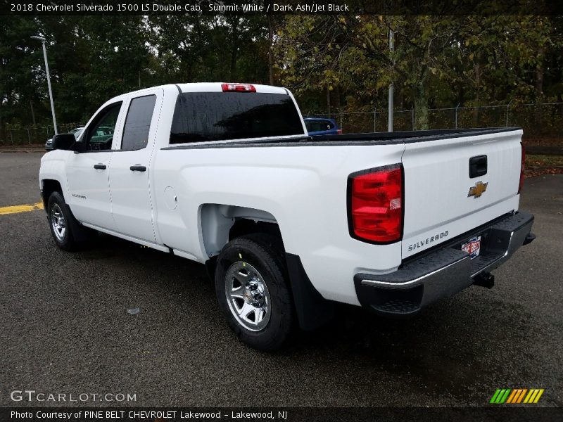 Summit White / Dark Ash/Jet Black 2018 Chevrolet Silverado 1500 LS Double Cab