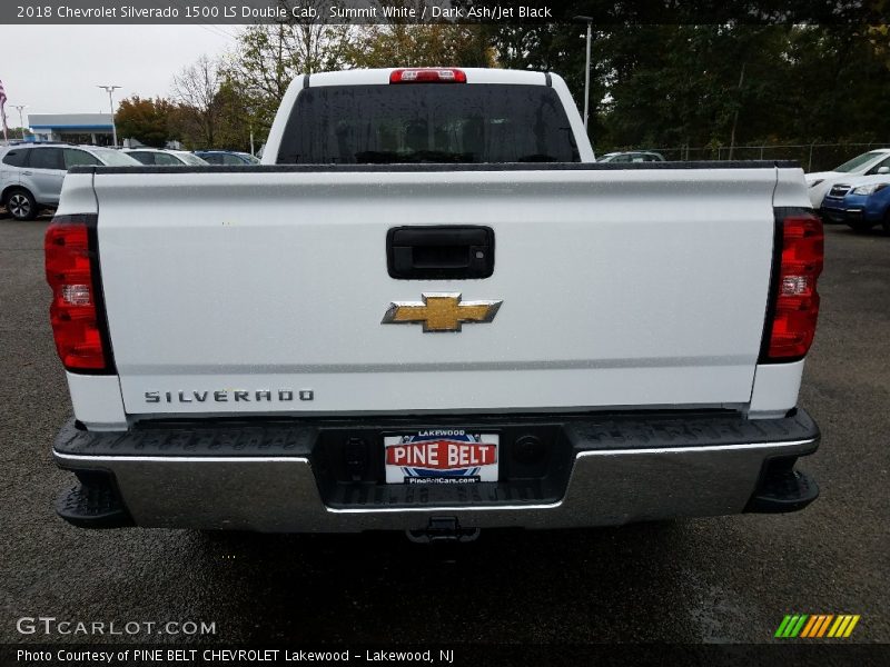 Summit White / Dark Ash/Jet Black 2018 Chevrolet Silverado 1500 LS Double Cab