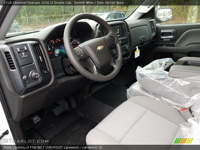 Summit White / Dark Ash/Jet Black 2018 Chevrolet Silverado 1500 LS Double Cab