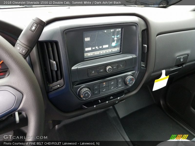Summit White / Dark Ash/Jet Black 2018 Chevrolet Silverado 1500 LS Double Cab