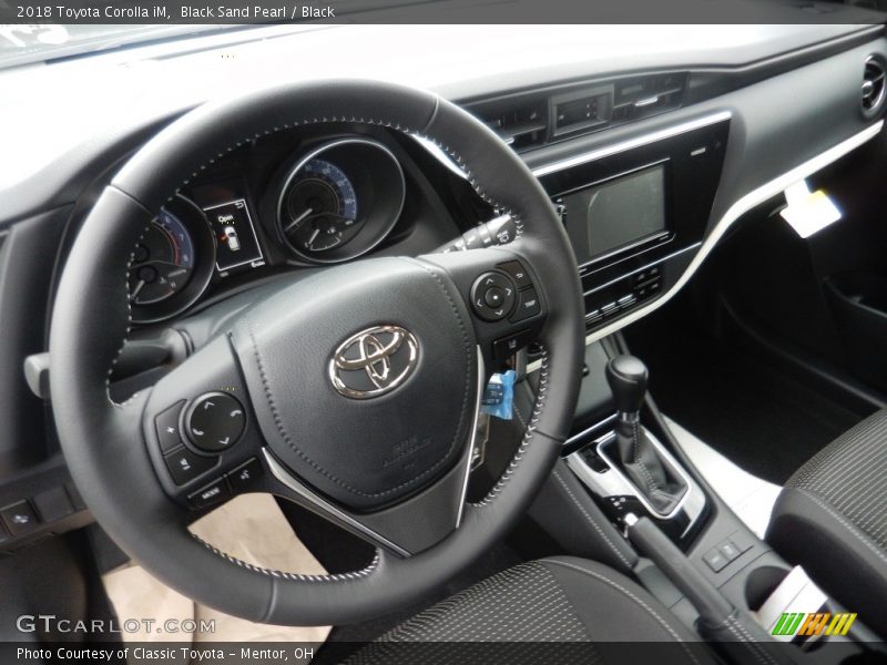 Black Sand Pearl / Black 2018 Toyota Corolla iM