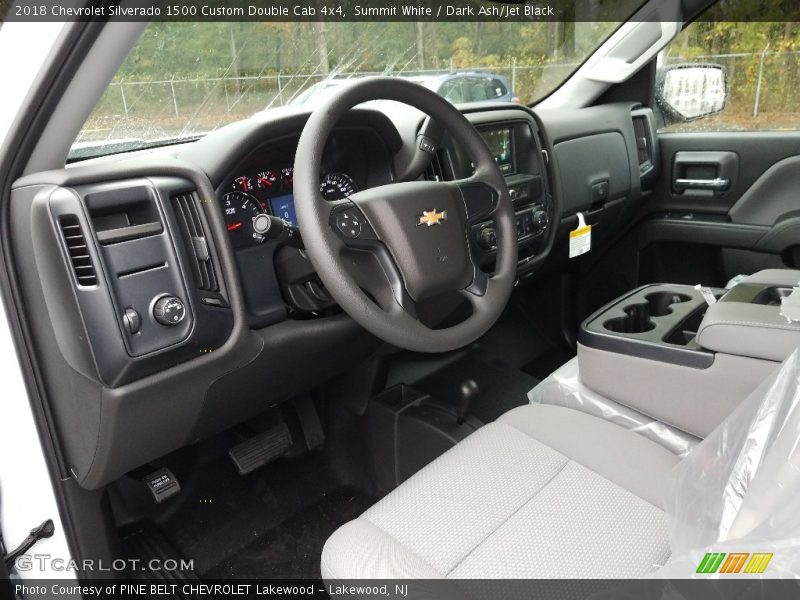Summit White / Dark Ash/Jet Black 2018 Chevrolet Silverado 1500 Custom Double Cab 4x4