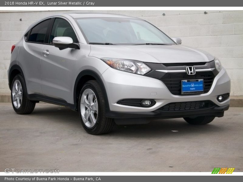 Lunar Silver Metallic / Gray 2018 Honda HR-V EX