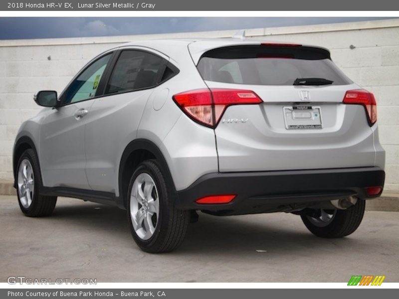 Lunar Silver Metallic / Gray 2018 Honda HR-V EX