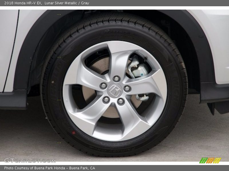 Lunar Silver Metallic / Gray 2018 Honda HR-V EX