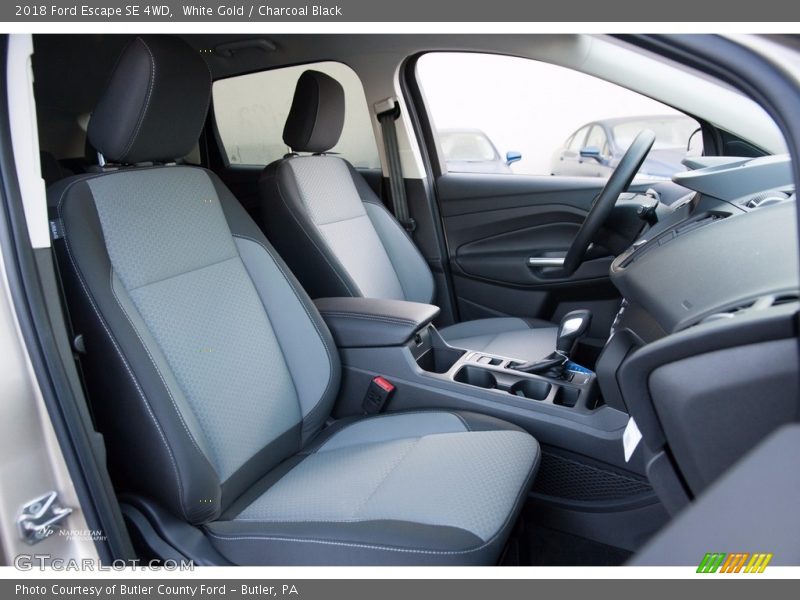 White Gold / Charcoal Black 2018 Ford Escape SE 4WD