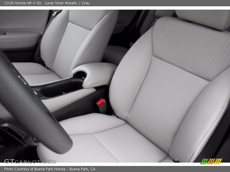 Lunar Silver Metallic / Gray 2018 Honda HR-V EX