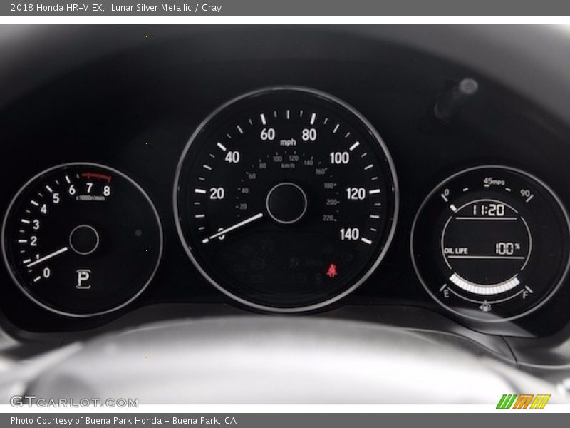Lunar Silver Metallic / Gray 2018 Honda HR-V EX