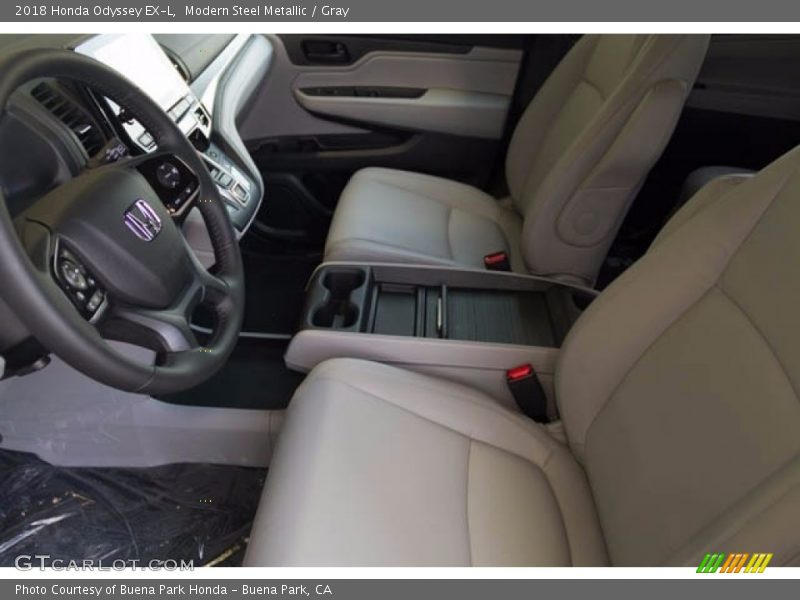 Modern Steel Metallic / Gray 2018 Honda Odyssey EX-L