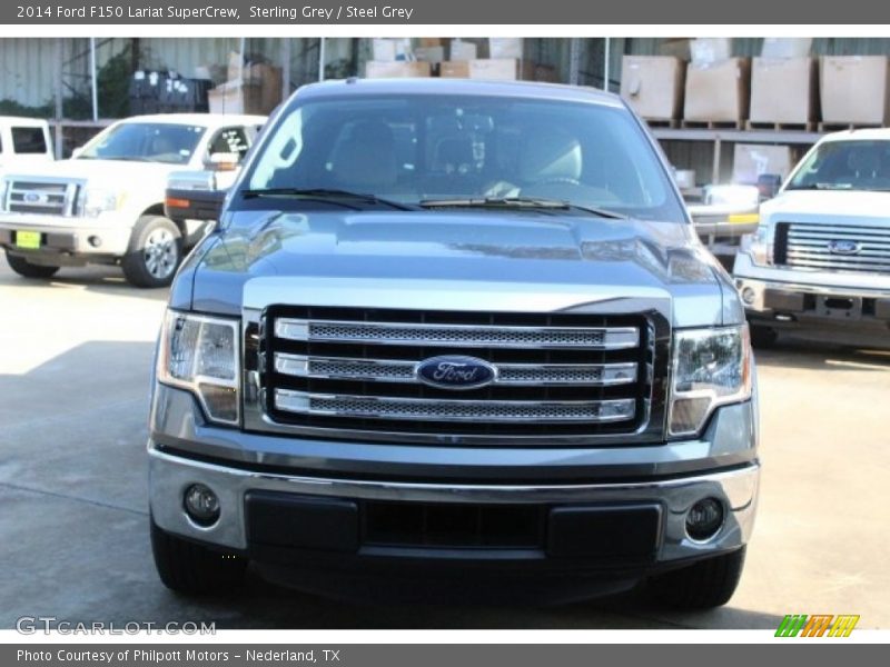 Sterling Grey / Steel Grey 2014 Ford F150 Lariat SuperCrew