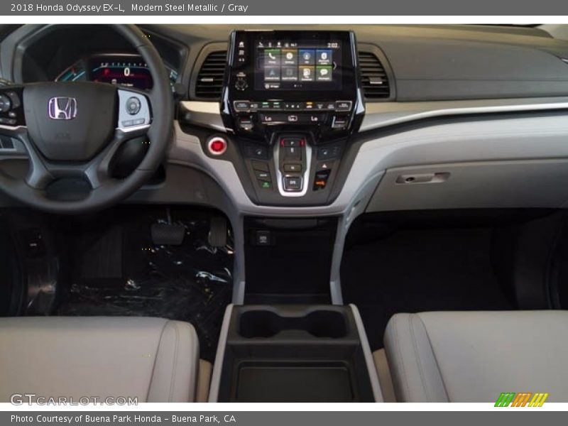 Modern Steel Metallic / Gray 2018 Honda Odyssey EX-L