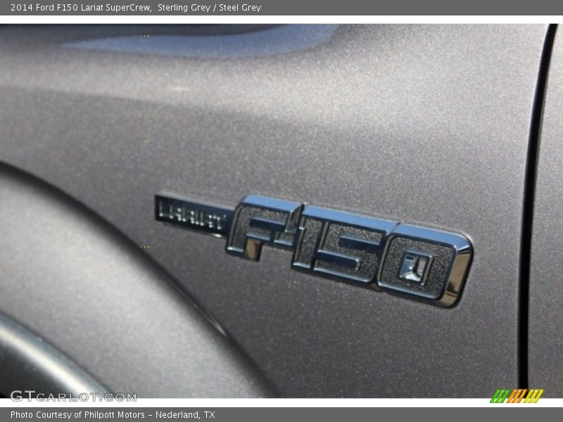 Sterling Grey / Steel Grey 2014 Ford F150 Lariat SuperCrew