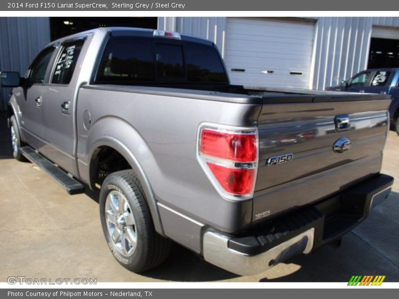 Sterling Grey / Steel Grey 2014 Ford F150 Lariat SuperCrew
