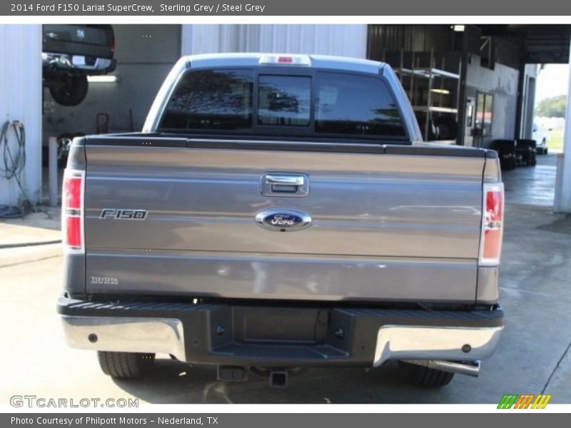 Sterling Grey / Steel Grey 2014 Ford F150 Lariat SuperCrew