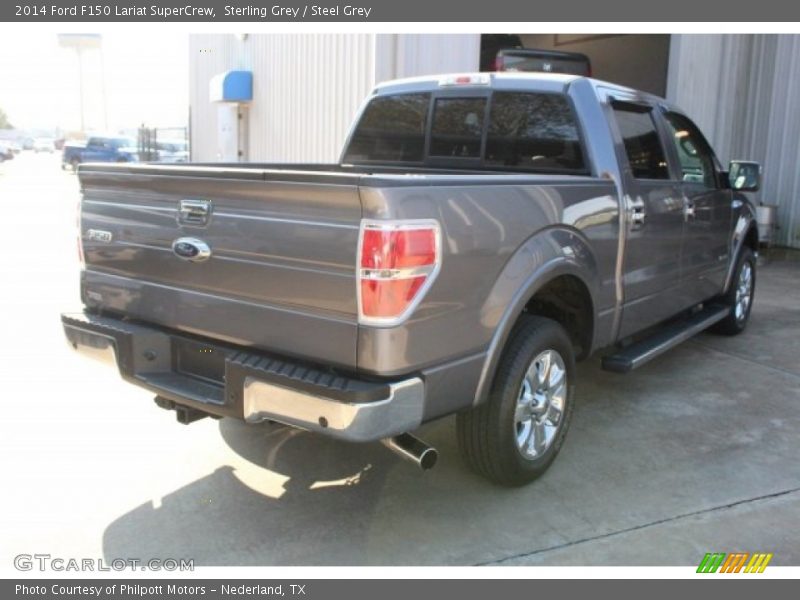 Sterling Grey / Steel Grey 2014 Ford F150 Lariat SuperCrew