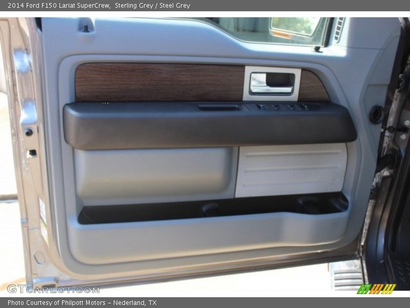 Sterling Grey / Steel Grey 2014 Ford F150 Lariat SuperCrew