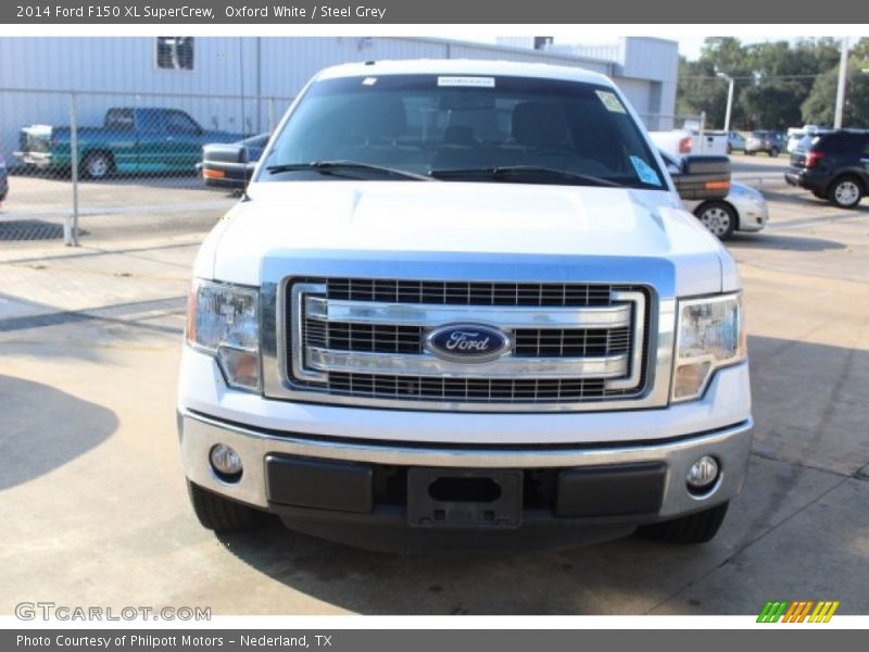 Oxford White / Steel Grey 2014 Ford F150 XL SuperCrew