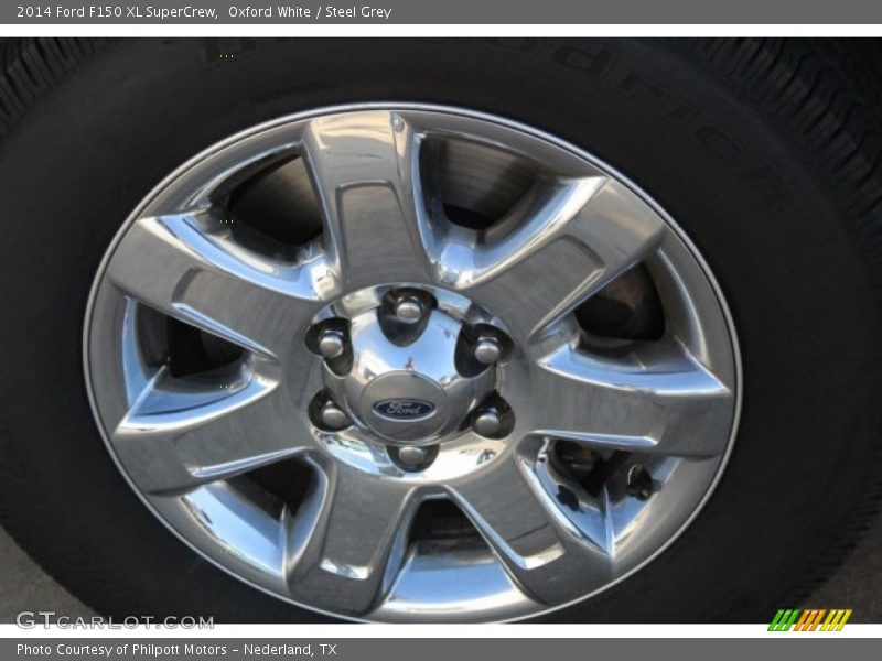 Oxford White / Steel Grey 2014 Ford F150 XL SuperCrew