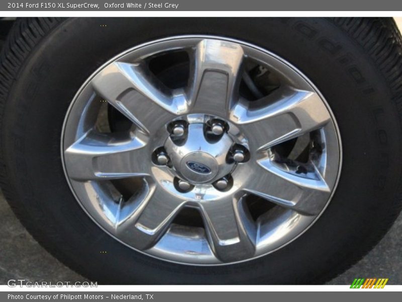 Oxford White / Steel Grey 2014 Ford F150 XL SuperCrew