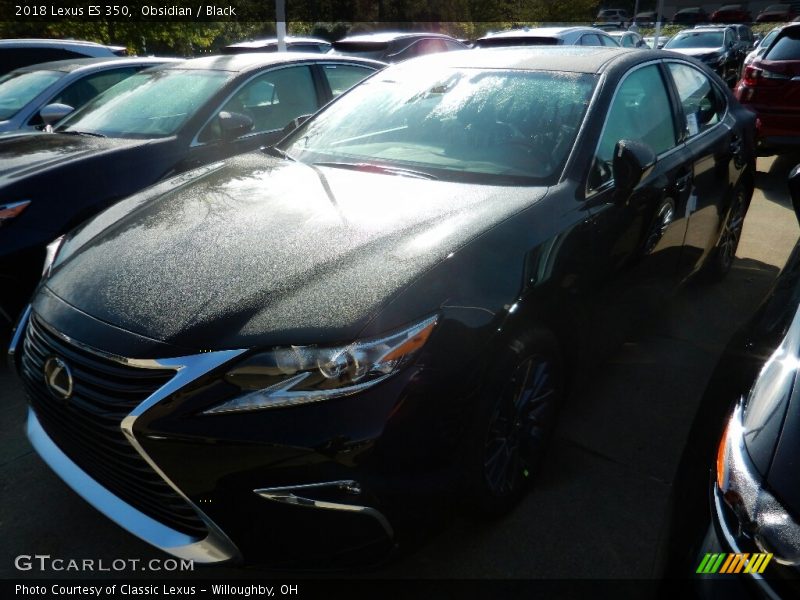 Obsidian / Black 2018 Lexus ES 350