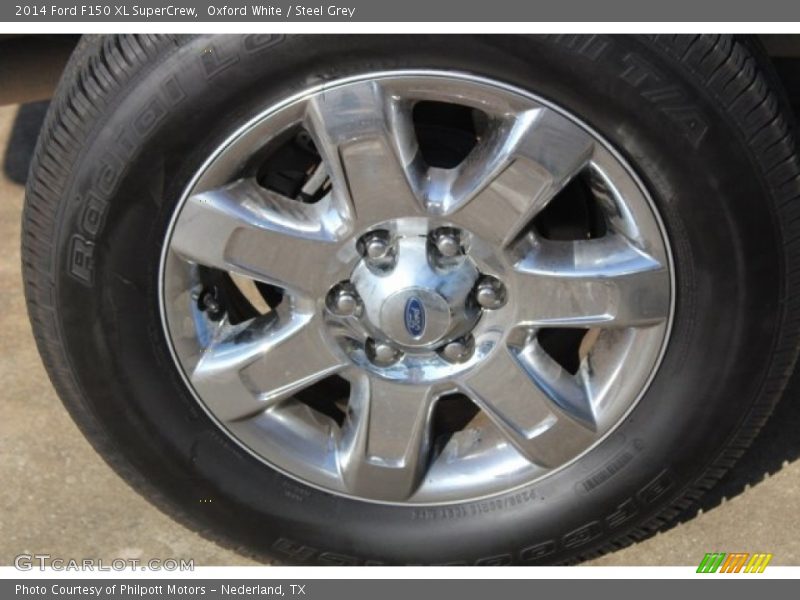Oxford White / Steel Grey 2014 Ford F150 XL SuperCrew