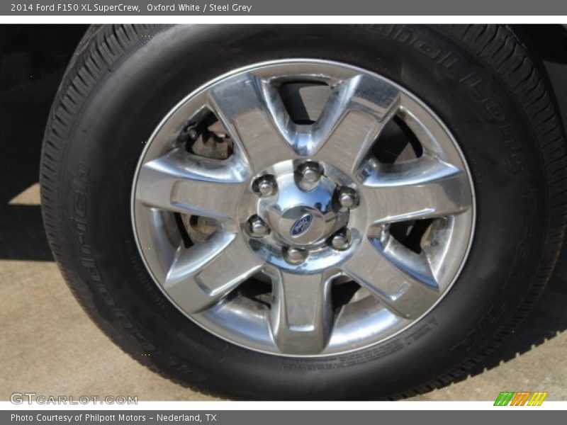 Oxford White / Steel Grey 2014 Ford F150 XL SuperCrew