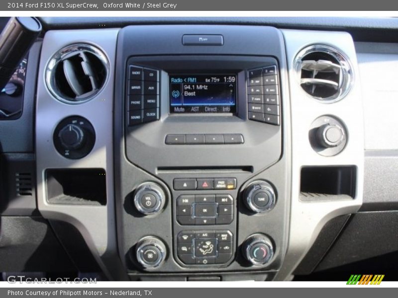 Oxford White / Steel Grey 2014 Ford F150 XL SuperCrew