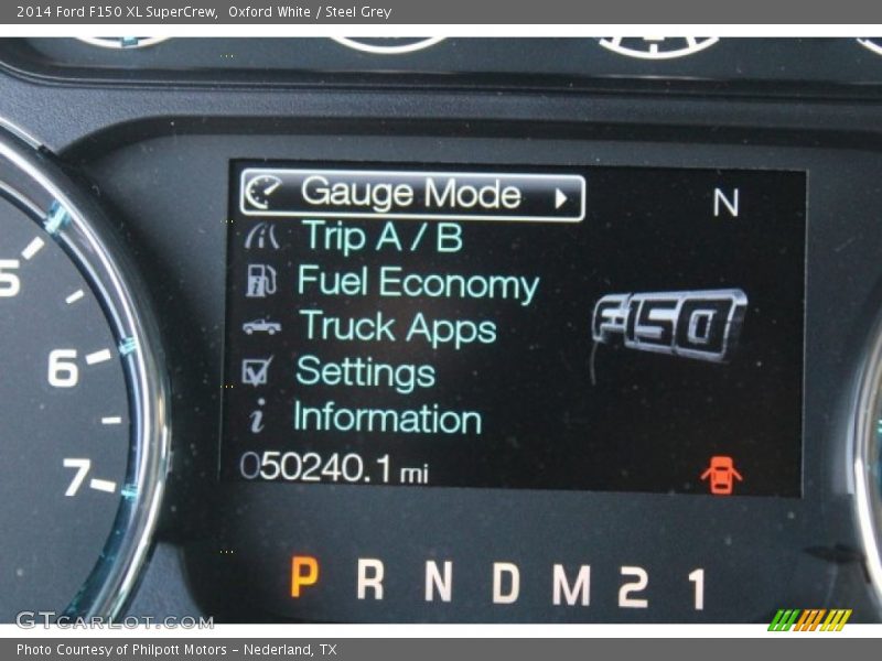 Oxford White / Steel Grey 2014 Ford F150 XL SuperCrew