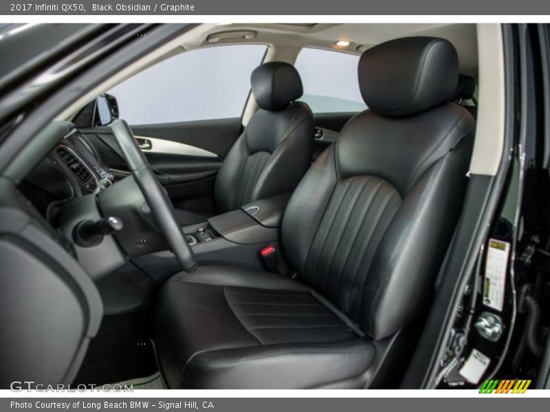 Front Seat of 2017 QX50 