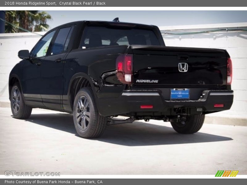 Crystal Black Pearl / Black 2018 Honda Ridgeline Sport