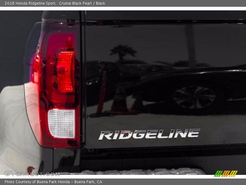 Crystal Black Pearl / Black 2018 Honda Ridgeline Sport