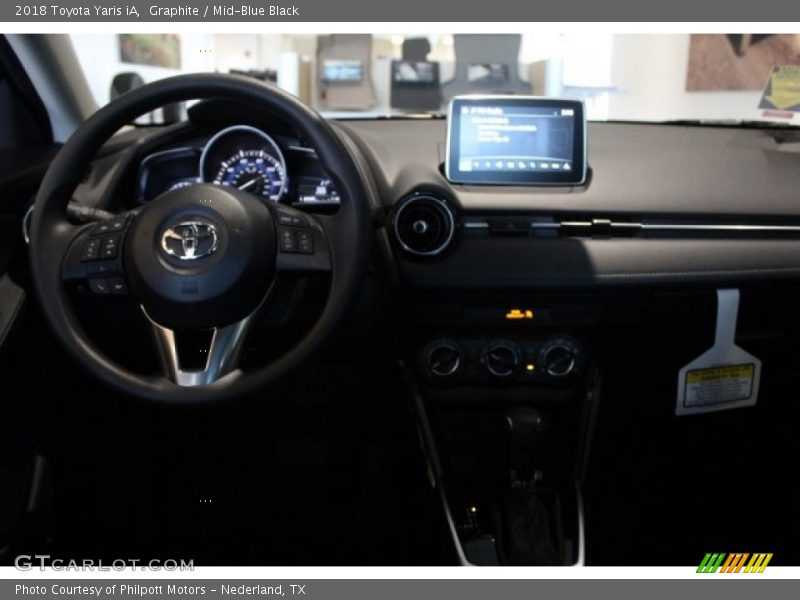 Graphite / Mid-Blue Black 2018 Toyota Yaris iA